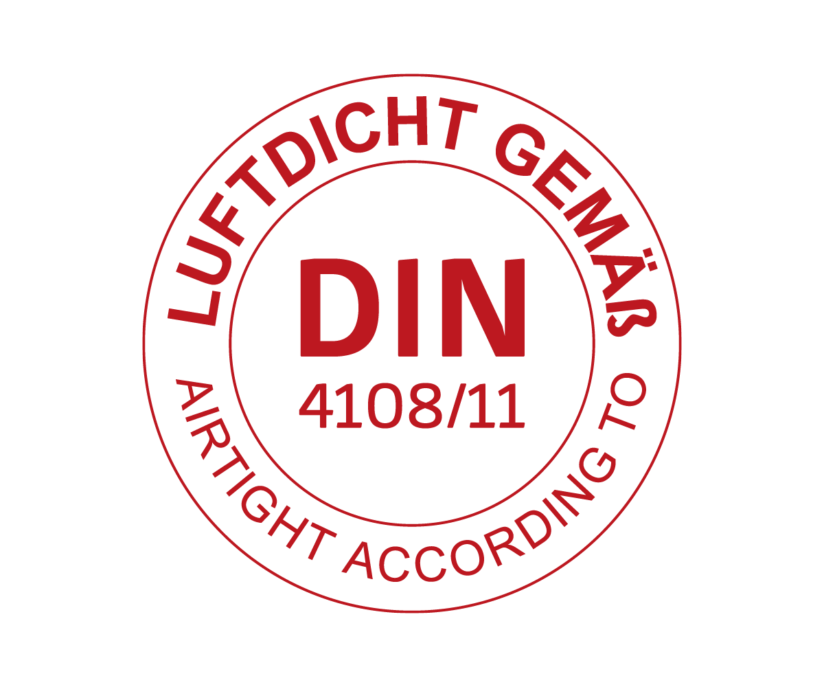 Luftdicht gemäß DIN 4108-11