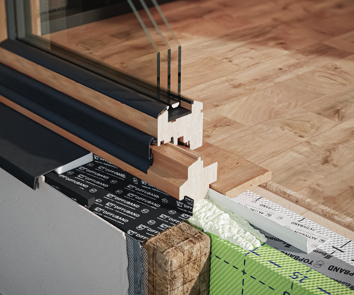 Eurovent® DIFFUBAND SK - cieply-montaz-okna-polaczenie-dolne