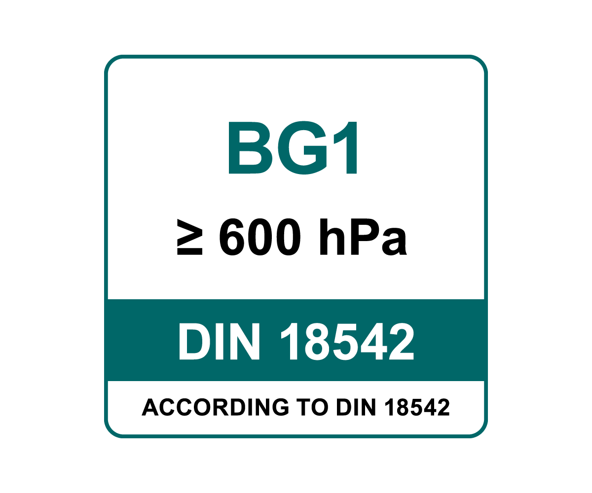 Klasyfikacja szczelności – BG1