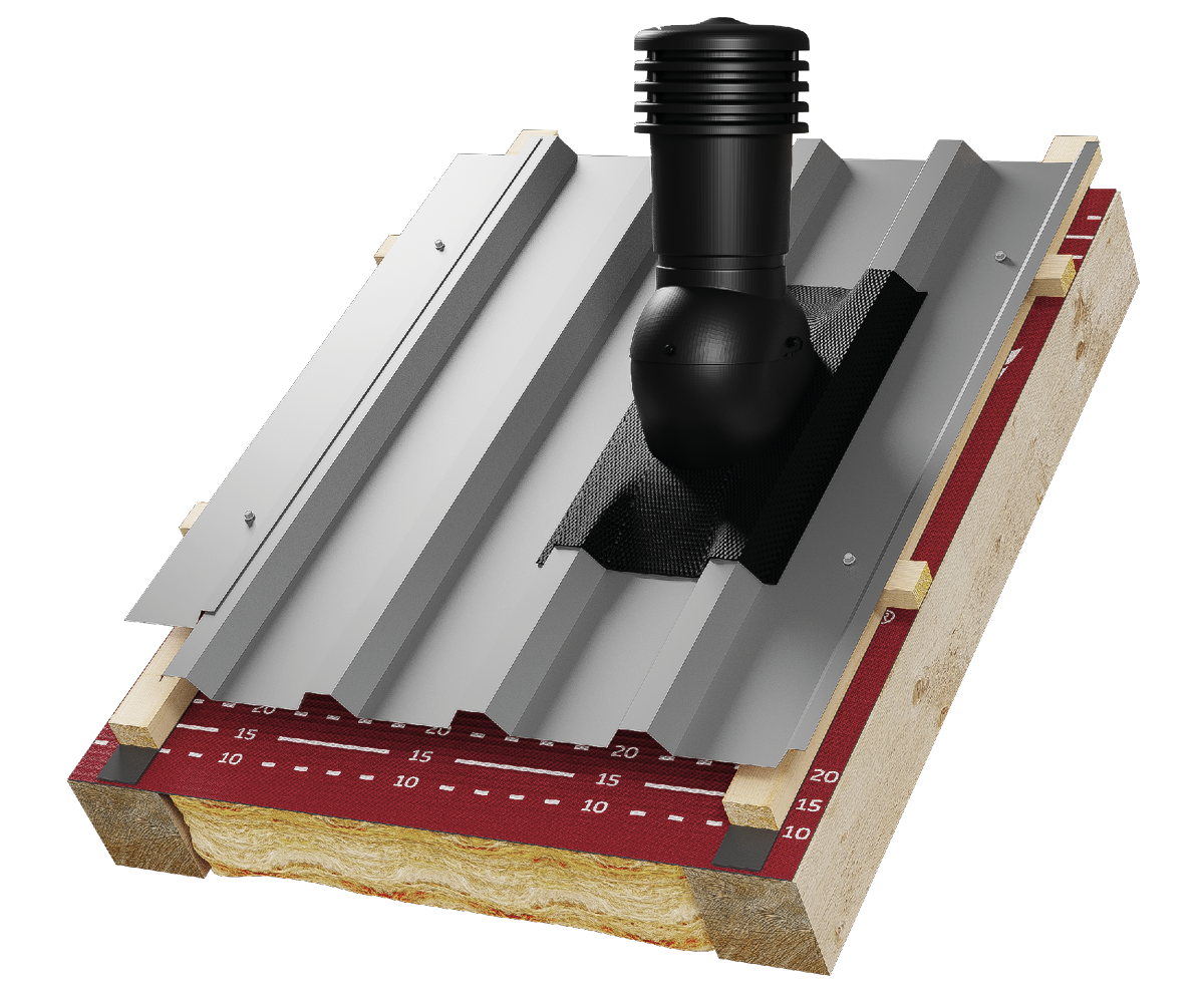 Eurovent® VENTOS X BITU UNI ALU zastosowanie