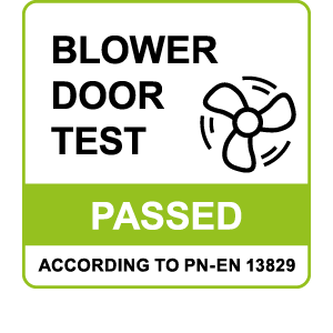 Eurovent® Certyfikat BLOWER DOOR TEST