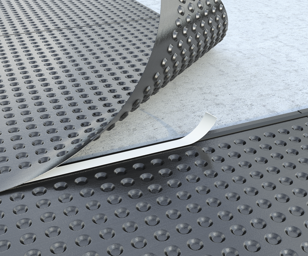 Klejenie zakladow folii kubelkowej