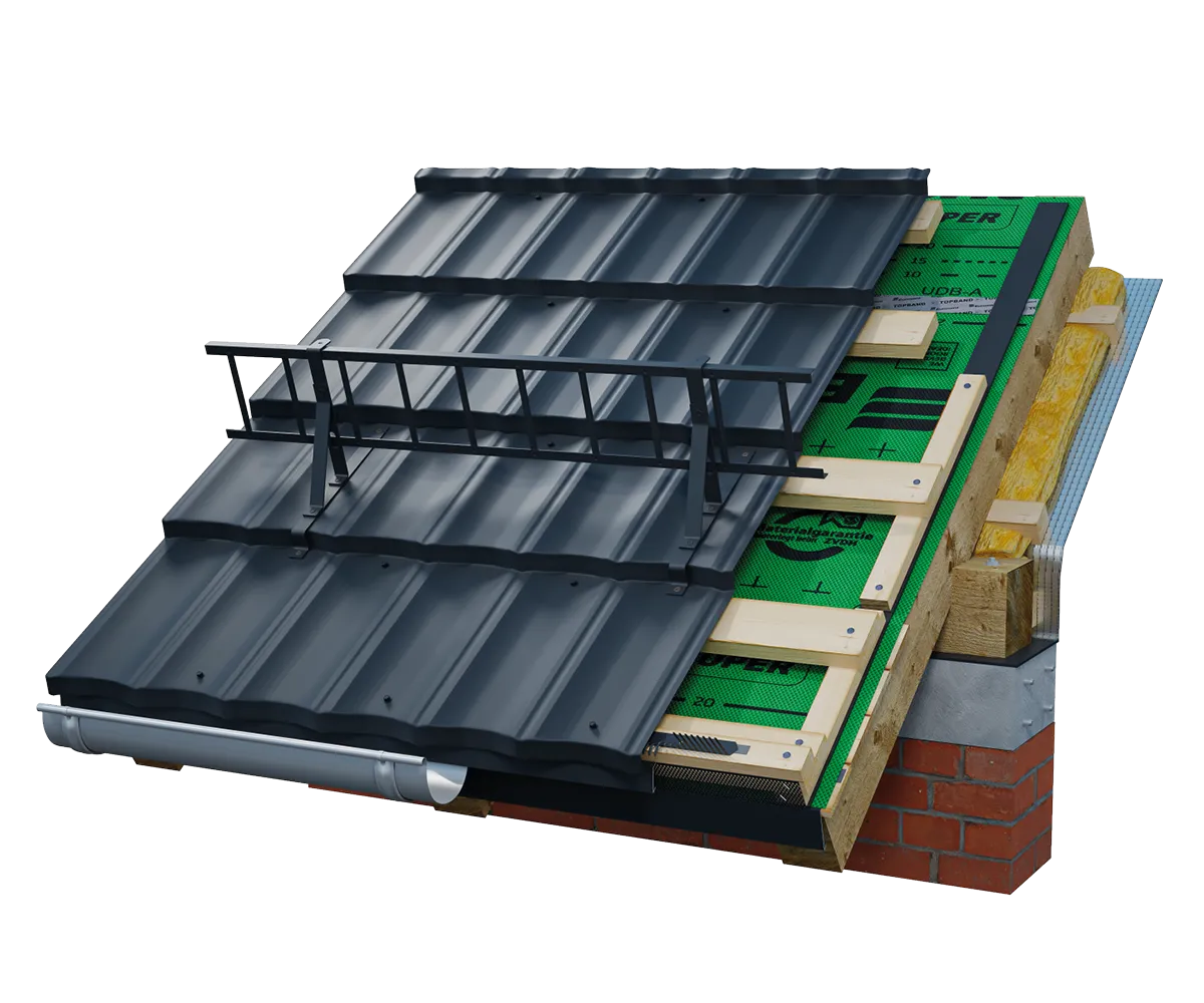 Installation du kit Eurovent® SNOWSTOPPER SET METAL 330