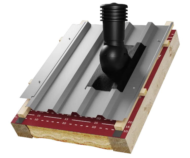 Eurovent® VENTOS X BITU UNI ALU montaż