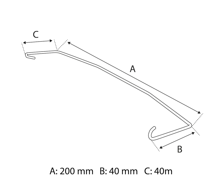 Eurovent® spinka DC-6 rysunek