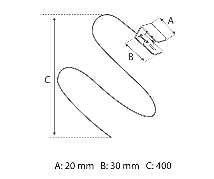 Eurovent® spinka C rysunek
