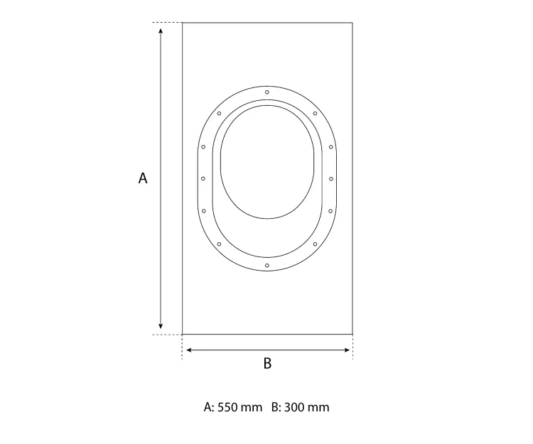Eurovent® VENTOS X BITU UNI ALU TOP RYSUNEK