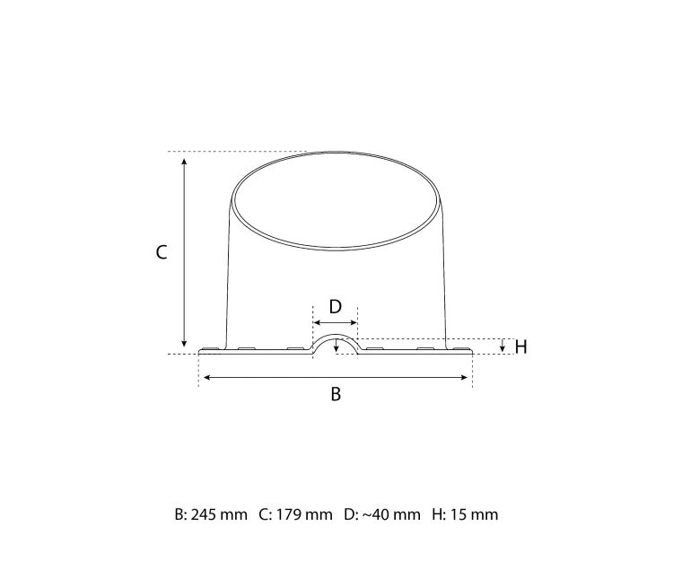  Eurovent® VENTOS X M11 rysunek FRONT