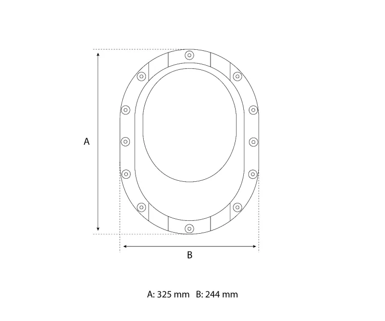  Eurovent® VENTOS X R28 rysunek TOP