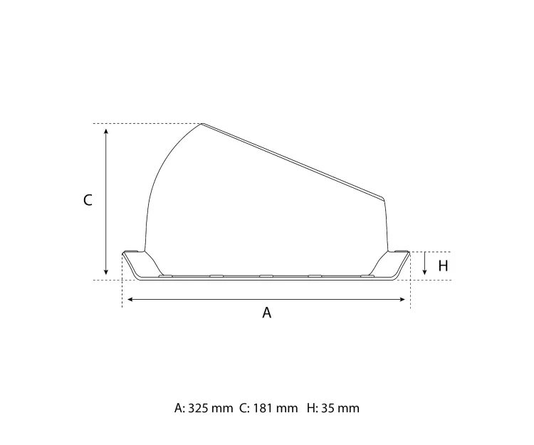  Eurovent® VENTOS X W35 rysunek SIDE