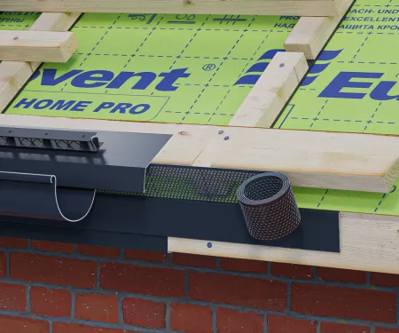 Eurovent® KRATKA OKAPOWA ALU RAL montaż