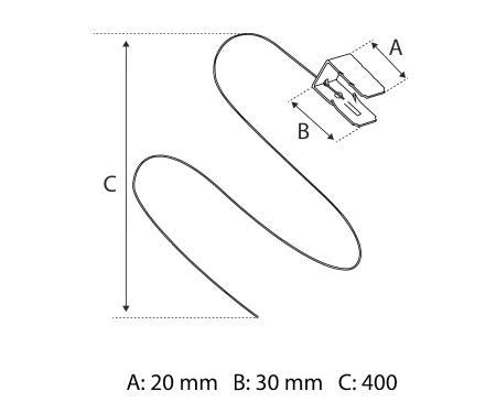 Eurovent® spinka C rysunek