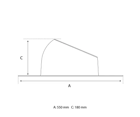 Eurovent® VENTOS X BITU UNI ALU SIDE RYSUNEK