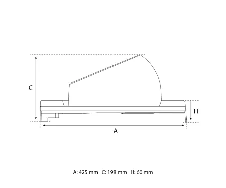  Eurovent® VENTOS X PLUS S rysunek FRONT