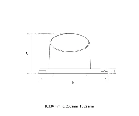  Eurovent® VENTOS X PLUS T rysunek FRONT