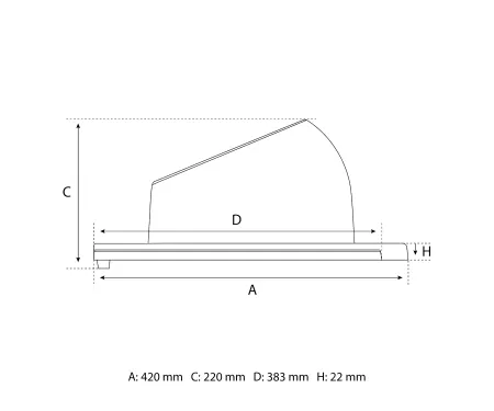  Eurovent® VENTOS X PLUS T rysunek SIDE
