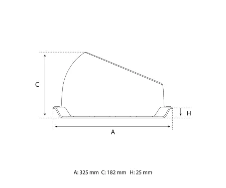  Eurovent® VENTOS X R28 rysunek SIDE