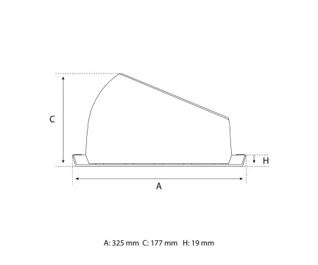  Eurovent® VENTOS X T18 rysunek SIDE