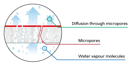 Microporous functional film